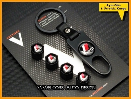 Toyota TRD Logo Amblem Anahtarlık Sibop Kapak Seti