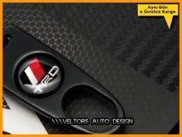 Toyota TRD Logo Amblem Anahtarlık Sibop Kapak Seti