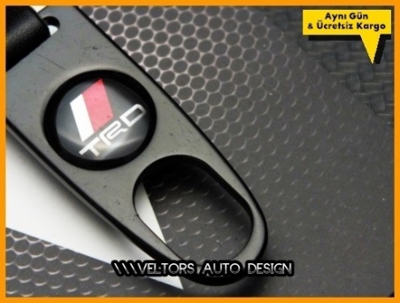 Toyota TRD Logo Amblem Anahtarlık Sibop Kapak Seti