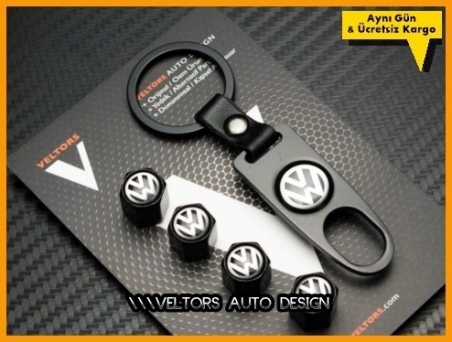 VW Logo Amblem Anahtarlık Sibop Kapak Seti