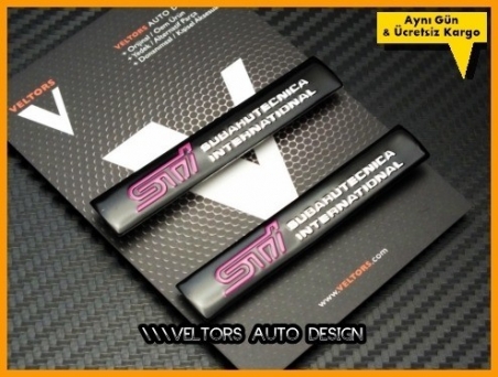 Subaru Sti Koltuk Döşeme Logo Amblem Seti
