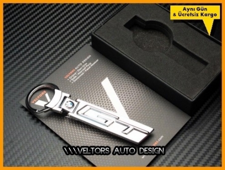 BMW GT Serisi Logo Amblem Özel Krom GT Anahtarlık