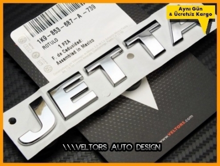 VW Orjinal Jetta Bagaj Yazı Logo Amblem