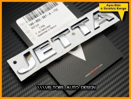 VW Orjinal Jetta Bagaj Yazı Logo Amblem