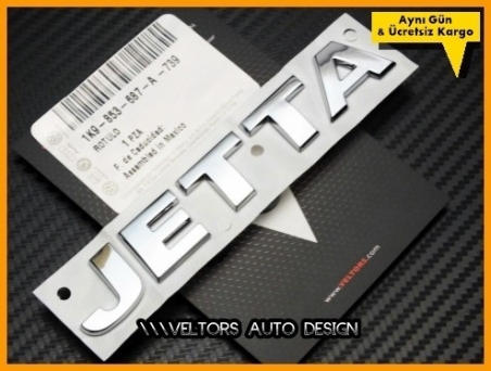 VW Orjinal Jetta Bagaj Yazı Logo Amblem