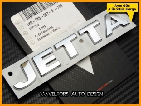 VW Orjinal Jetta Bagaj Yazı Logo Amblem