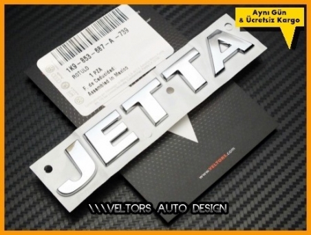 VW Orjinal Jetta Bagaj Yazı Logo Amblem