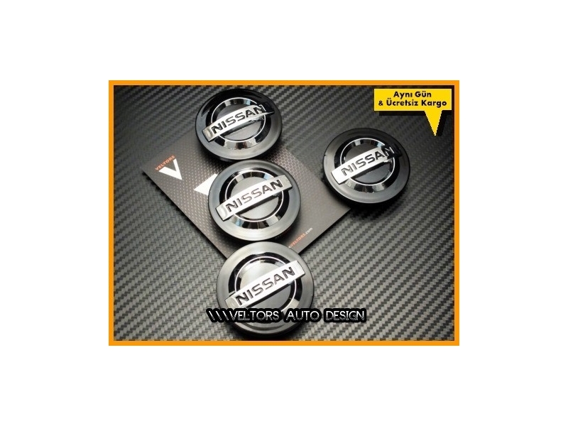 Nissan Qashqai Micra Logo Amblem Jant Göbek Kapak Seti