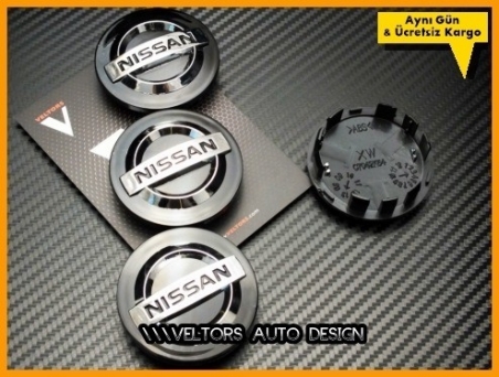 Nissan Qashqai Micra Logo Amblem Jant Göbek Kapak Seti