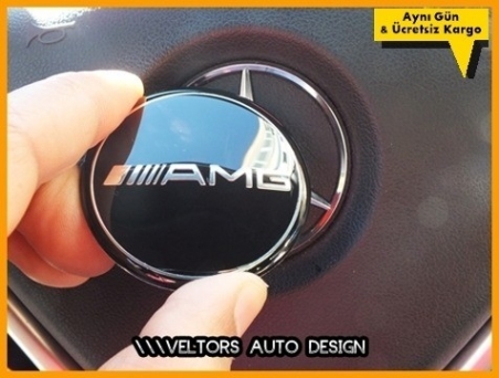 Mercedes AMG Direksiyon Logo Amblem