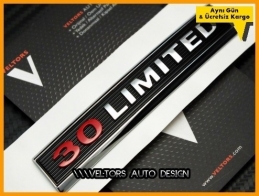 Jeep 3.0 Limited Araç Logo Amblem