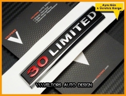 Jeep 3.0 Limited Araç Logo Amblem