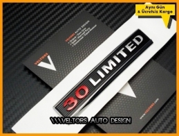 Jeep 3.0 Limited Araç Logo Amblem