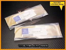 Mercedes Orjinal Turbo AMG Yan Çamurluk Logo Amblem Seti Mercedes Orjinal Turbo AMG Yan Çamurluk Logo Amblem Seti