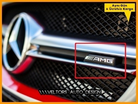 Mercedes Yeni Nesil AMG Ön Izgara Logo Amblem