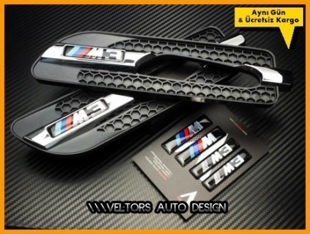 BMW E90 3 Serisi M3 Yan Çamurluk Izgara Seti