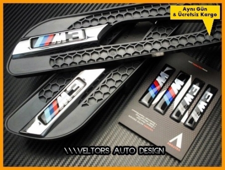 BMW E90 3 Serisi M3 Yan Çamurluk Izgara Seti