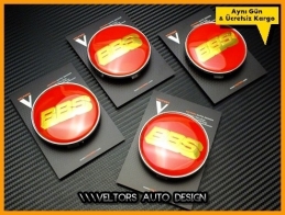 BMW BBS Logo Amblem Jant Göbek Kapak Seti