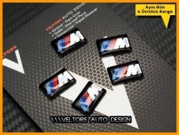 BMW M Logo Amblem Jant Logo Amblem Seti