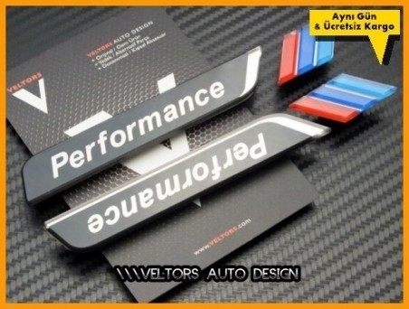 BMW M Performance Logo Amblem Seti