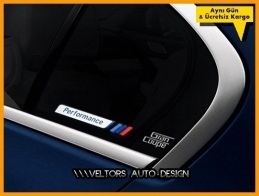 BMW M Performance Logo Amblem Seti