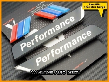 BMW M Performance Logo Amblem Seti