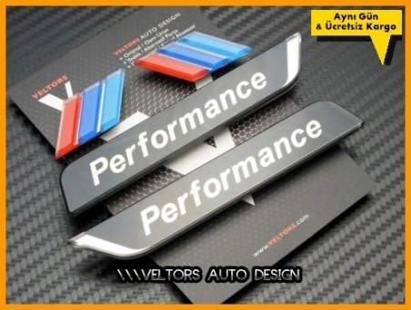 BMW M Performance Logo Amblem Seti