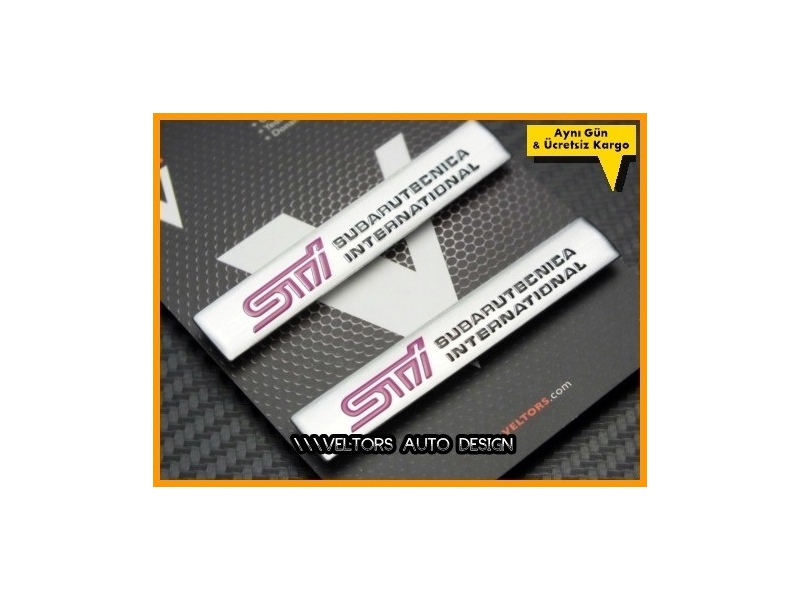 Subaru Sti Koltuk Döşeme Logo Amblem Seti