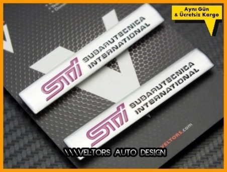 Subaru Sti Koltuk Döşeme Logo Amblem Seti