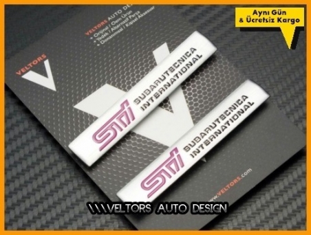 Subaru Sti Koltuk Döşeme Logo Amblem Seti