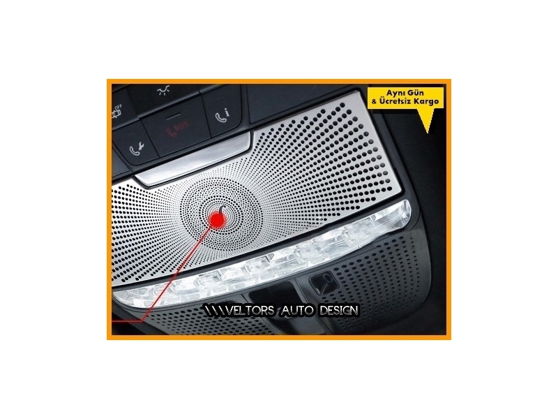 Mercedes W205 Burmester Kapak Kokpit Logo Amblem Mercedes W205 Burmester Kapak Kokpit Logo Amblem