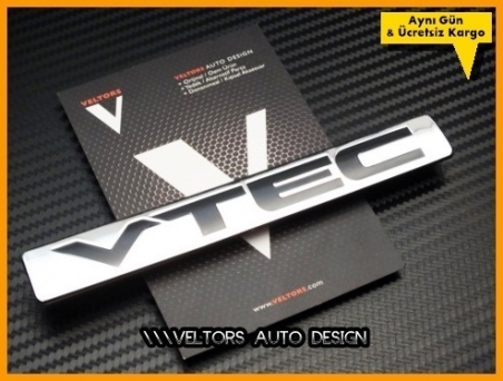 Honda vtec Yazı Logo Amblem