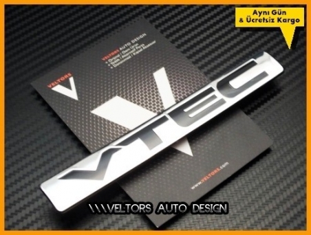 Honda vtec Yazı Logo Amblem