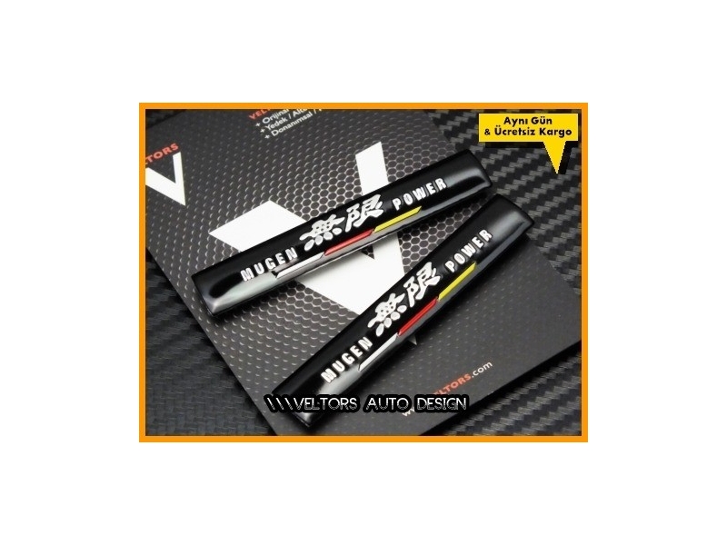 Honda Mugen Power Koltuk Döşeme Logo Amblem Seti