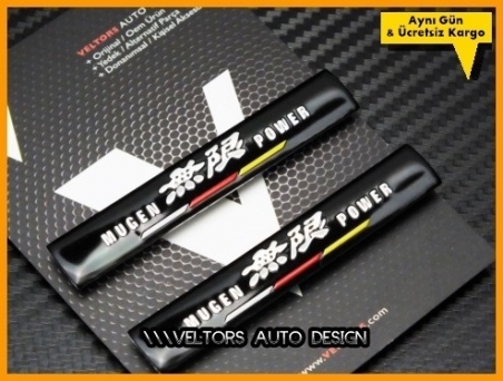 Honda Mugen Power Koltuk Döşeme Logo Amblem Seti