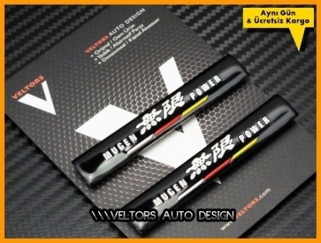 Honda Mugen Power Koltuk Döşeme Logo Amblem Seti