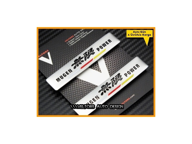 Honda Mugen Power Koltuk Döşeme Logo Amblem Seti Honda Mugen Power Koltuk Döşeme Logo Amblem Seti