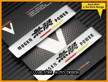 Honda Mugen Power Koltuk Döşeme Logo Amblem Seti
