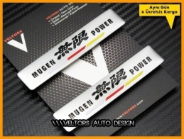 Honda Mugen Power Koltuk Döşeme Logo Amblem Seti Honda Mugen Power Koltuk Döşeme Logo Amblem Seti