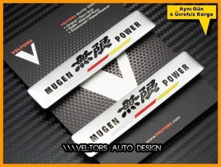 Honda Mugen Power Koltuk Döşeme Logo Amblem Seti
