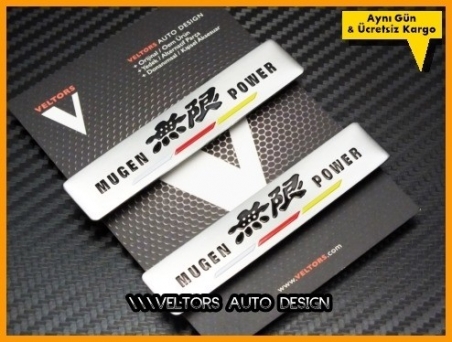 Honda Mugen Power Koltuk Döşeme Logo Amblem Seti