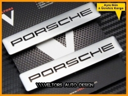 Porsche Koltuk Döşeme Logo Amblem Seti