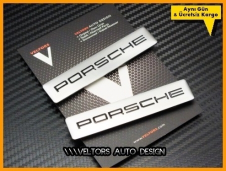 Porsche Koltuk Döşeme Logo Amblem Seti