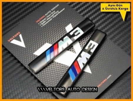 BMW M3 Koltuk Döşeme Logo Amblem Seti