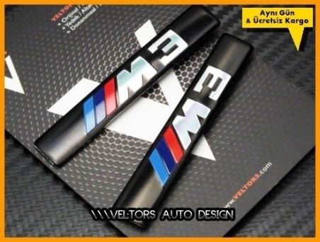 BMW M3 Koltuk Döşeme Logo Amblem Seti