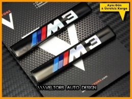 BMW M3 Koltuk Döşeme Logo Amblem Seti BMW M3 Koltuk Döşeme Logo Amblem Seti