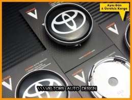 Toyota Logo Amblem Jant Göbeği Göbek Kapak Seti