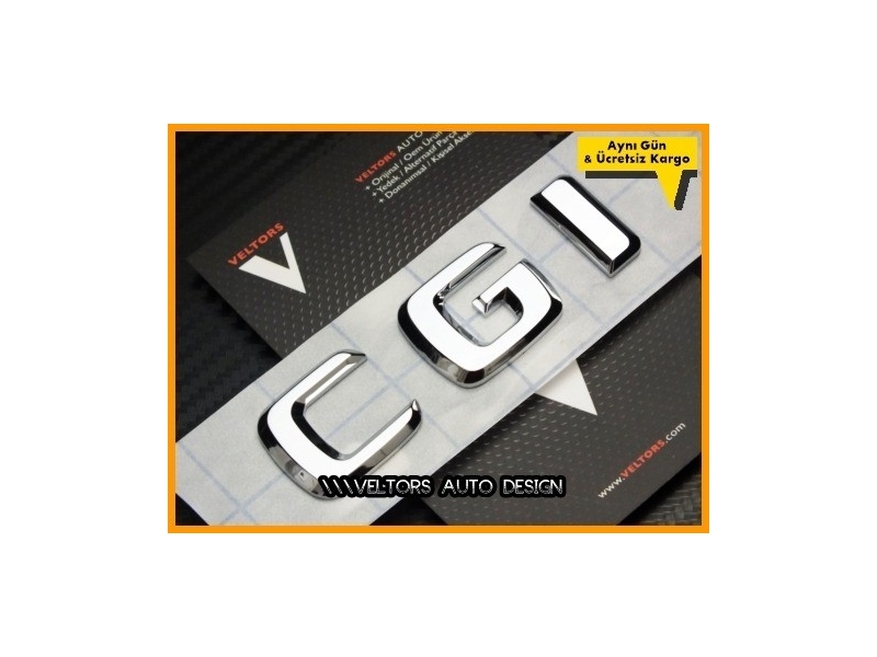 Mercedes CGI / cgi Bagaj Yazı Logo Amblem