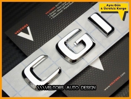 Mercedes CGI / cgi Bagaj Yazı Logo Amblem