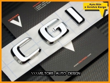 Mercedes CGI / cgi Bagaj Yazı Logo Amblem